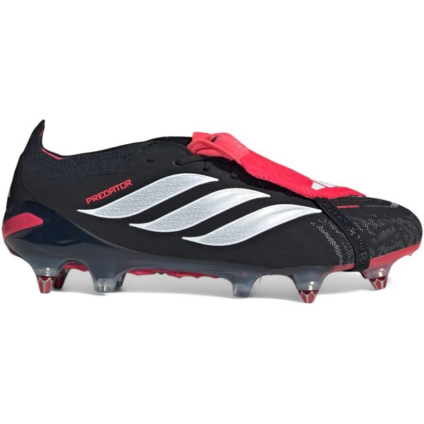adidas Predator Elite Fold-Over Tongue SG Black White Lucid Red