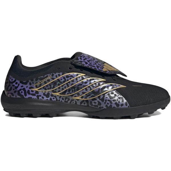 adidas Predator League Fold-Over Tongue Turf Kaka Core Black Gold Metallic