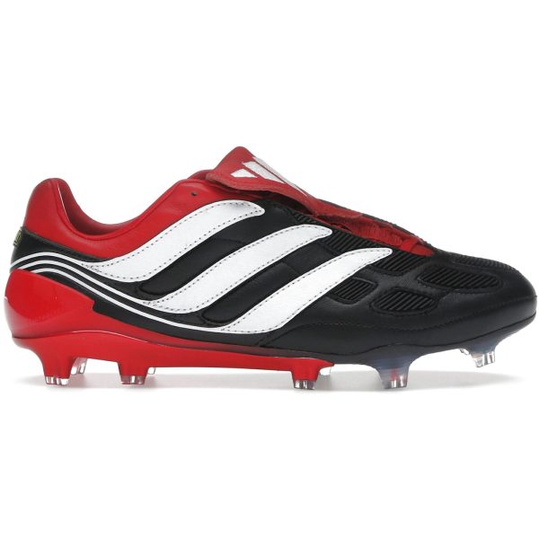 adidas Predator Precision FG Black White Collegiate Red Made in Germany