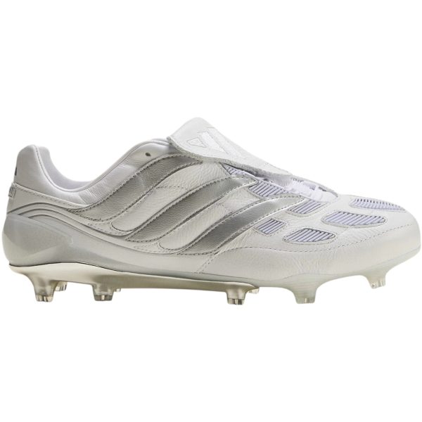 adidas Predator Precision FG White Silver Metallic Made in Germany