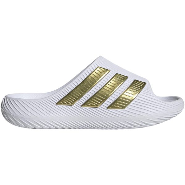 adidas Purechill Slides White Gold Metallic