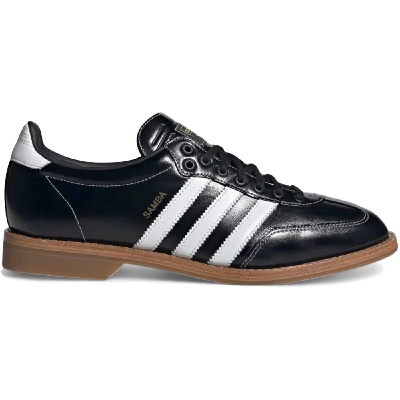 adidas Samba Bowling Shoe Black White 2 adidas Samba Bowling Shoe Black White 1