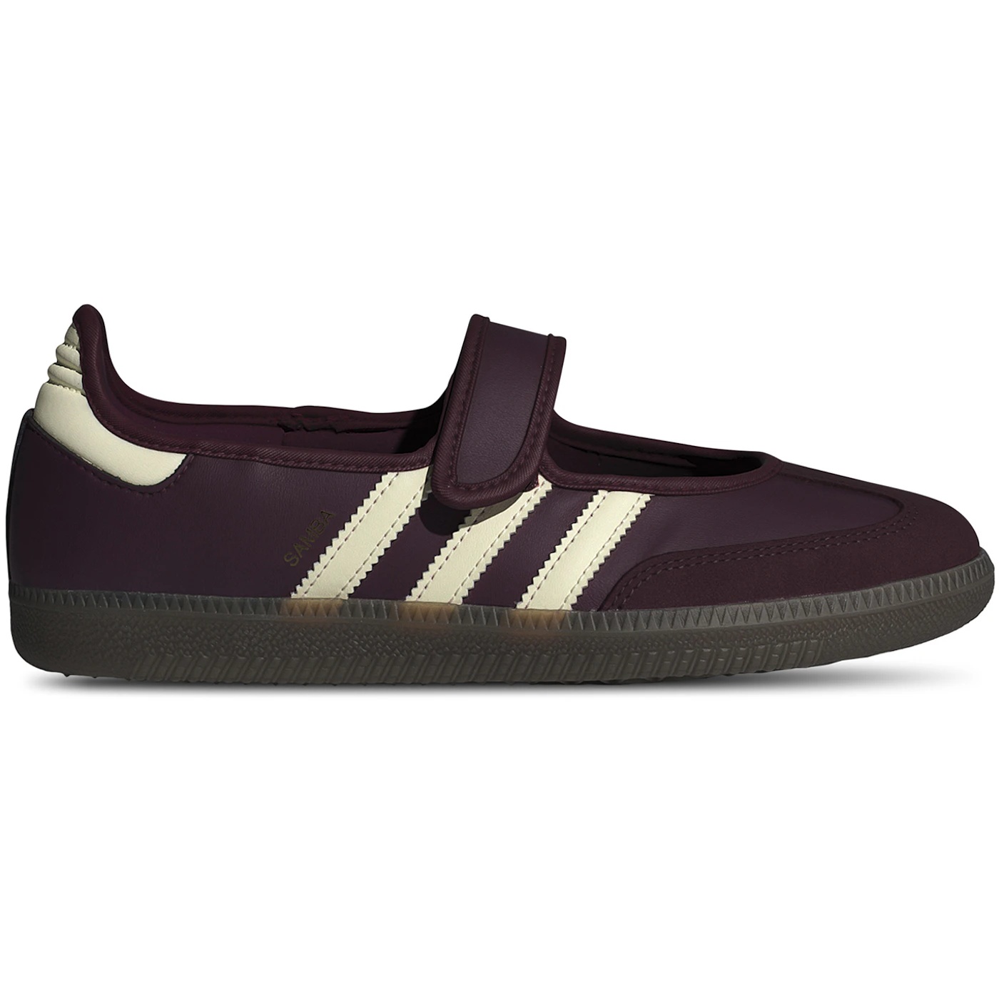 adidas Samba Jane Maroon Cream White (Womens) 1 adidas Samba Jane Maroon Cream White Womens 1