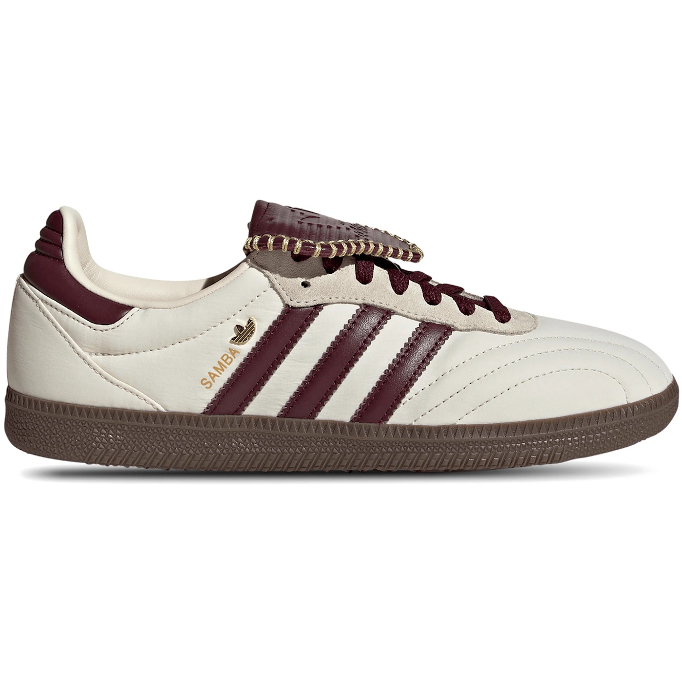 adidas Samba LT Cream White Maroon (Womens) 1 adidas Samba LT Cream White Maroon Womens 1