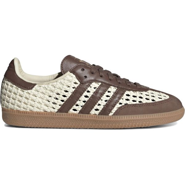 adidas Samba OG Basketweave Cream White Earth Strata (Womens)