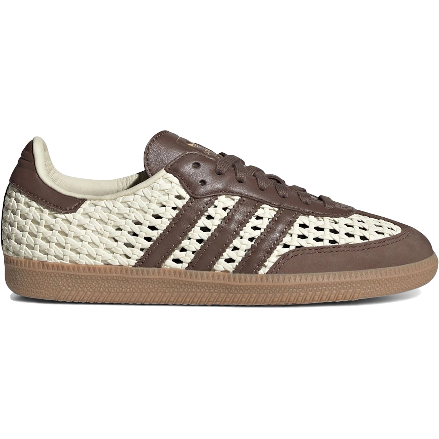 adidas Samba OG Basketweave Cream White Earth Strata (Womens) 1 adidas Samba OG Basketweave Cream White Earth Strata Womens 2