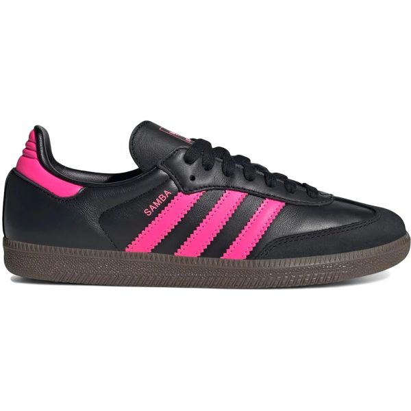 adidas Samba OG Black Lucid Pink (Womens)