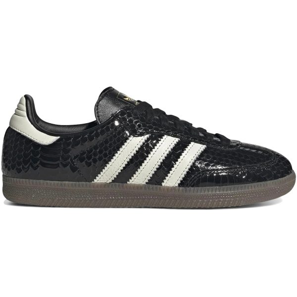 adidas Samba OG Patent Snakeskin Black Off White (Womens)