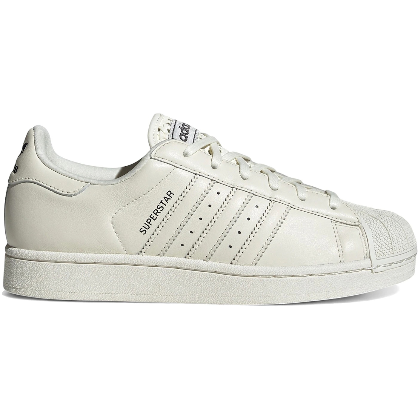 adidas Superstar II Basketweave Tongue Off White (Womens) 3 adidas Superstar II Basketweave Tongue Off White (Womens)