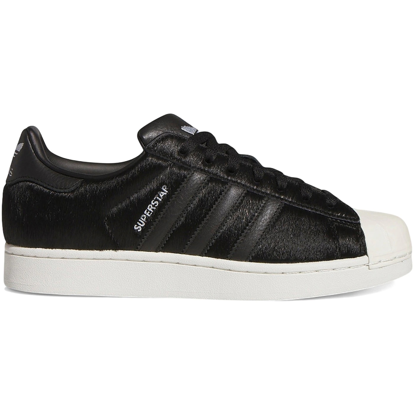 adidas Superstar II Black Pony Hair Off White 1 adidas Superstar II Black Pony Hair Off White 2