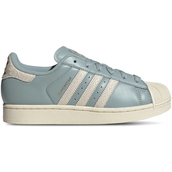 adidas Superstar II Cream White Snakeskin Wonder Sage (Womens)