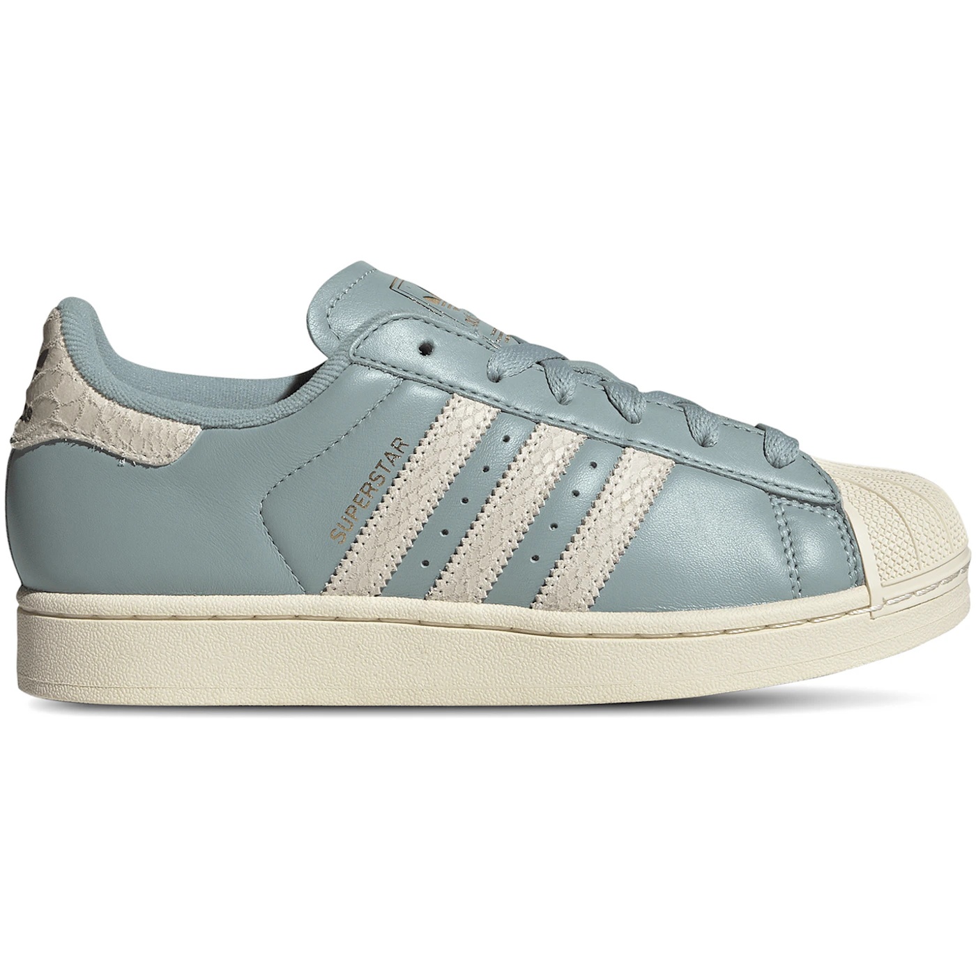 adidas Superstar II Cream White Snakeskin Wonder Sage (Womens) 2 adidas Superstar II Cream White Snakeskin Wonder Sage Womens 1