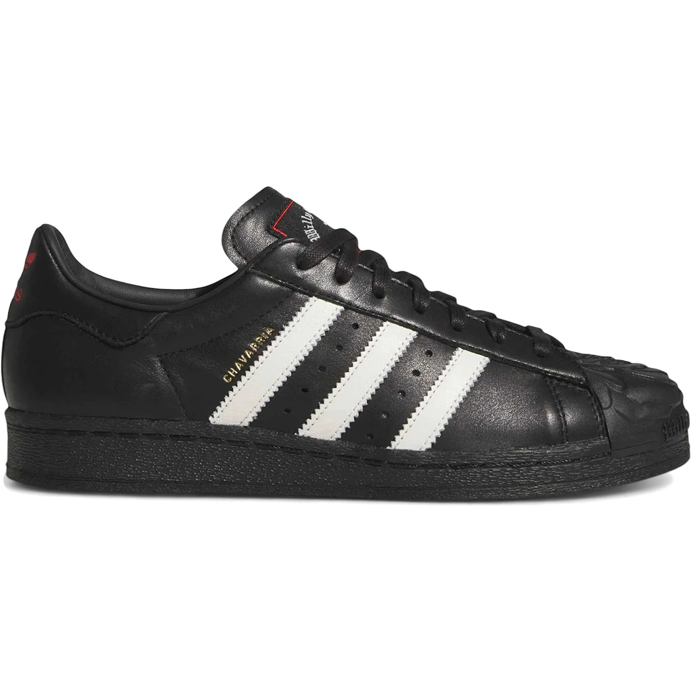 adidas Superstar Willy Chavarria Rose Black White Red 2 adidas Superstar Willy Chavarria Rose Black White Red 3