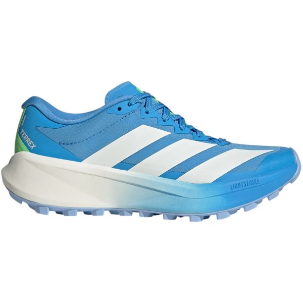 adidas Terrex Agravic 4 Trail Blue Burst Off White Lime (Womens)