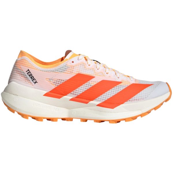 adidas Terrex Agravic Speed 2 Trail White Impact Orange Lucid Tangerine (Womens)