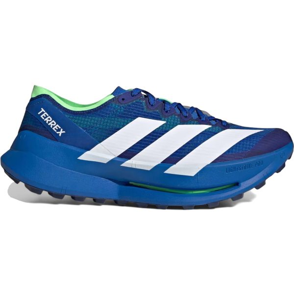 adidas Terrex Agravic Speed Ultra 2 Trail Blue White Lime Burst