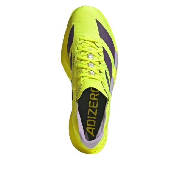 adidas Adizero Adios Pro 4 Solar Yellow Aurora Plum Powder Plum