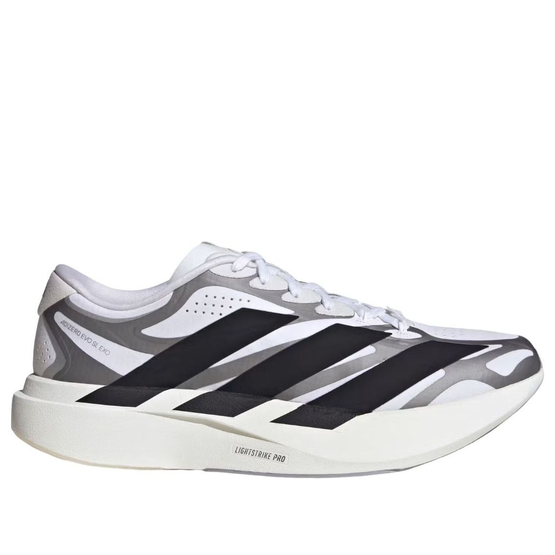 adidas Adizero EVO SL EXO White Black Silver 4 adidas Adizero EVO SL EXO White Black Silver