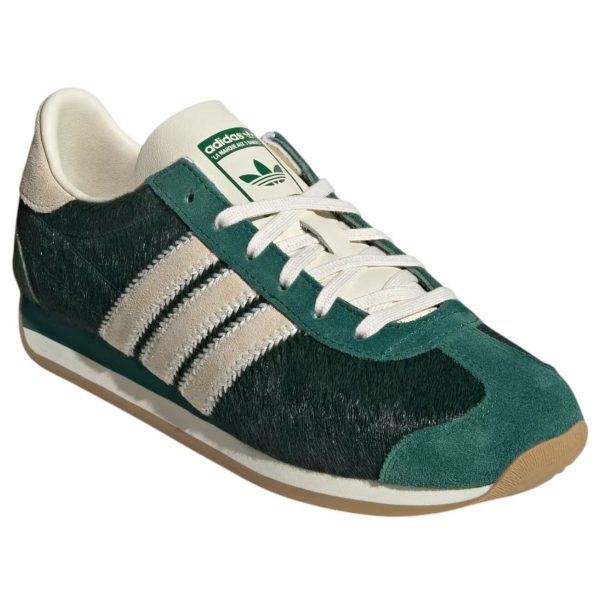 adidas Country OG Collegiate Green Cream White Pony Hair (Womens)