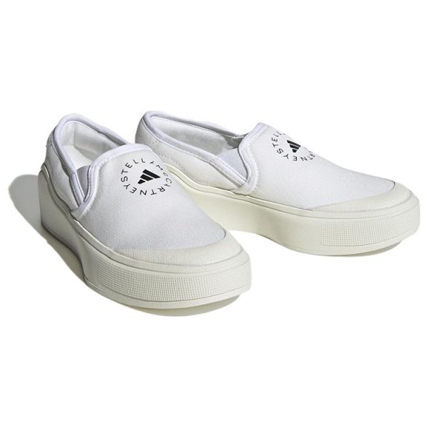 adidas Court Slip-On by Stella McCartney Cloud White Core Black
