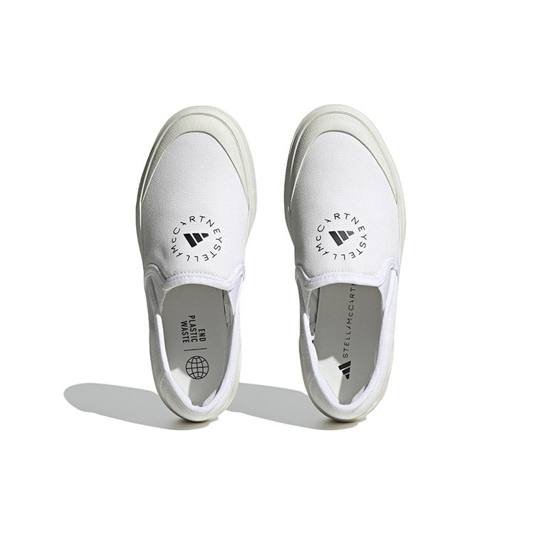 adidas Court Slip-On by Stella McCartney Cloud White Core Black 6 adidas Court Slip-On by Stella McCartney Cloud White Core Black
