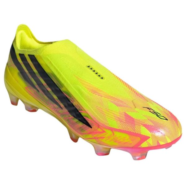 adidas F50 Hyperfast Elite Laceless FG Team Solar Yellow 2 Core Black Solar Turbo