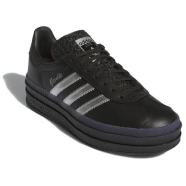 adidas Gazelle Bold Pride Pabllo Vittar Core Black Silver Metallic Lucid Pink (Womens)