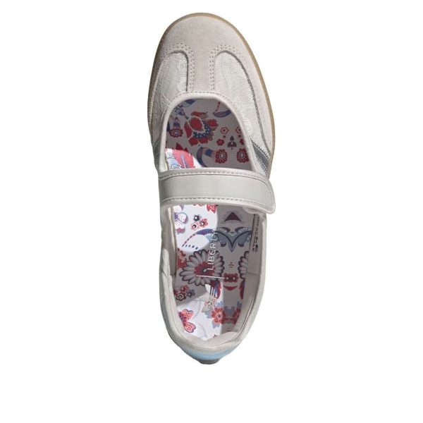 adidas Liberty London Samba Jane Chalk Pearl Silver Metallic Chalk White (Womens)