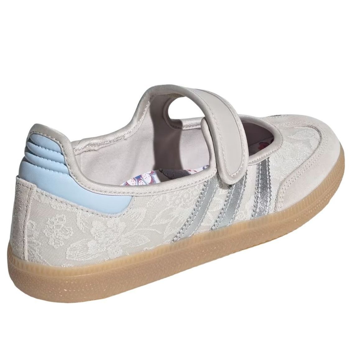 adidas Liberty London Samba Jane Chalk Pearl Silver Metallic Chalk White (Womens) 7 adidas Liberty London Samba Jane Chalk Pearl Silver Metallic Chalk White (Womens)