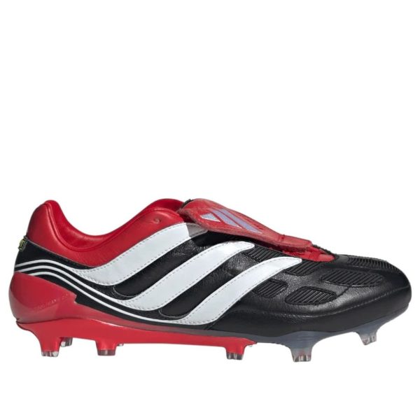 adidas Predator Precision FG Black White Collegiate Red Made in Germany