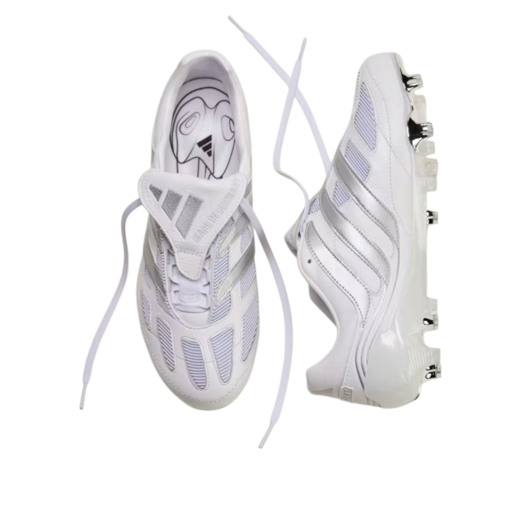 adidas Predator Precision FG White Silver Metallic Made in Germany 5 adidas Predator Precision FG White Silver Metallic Made in Germany