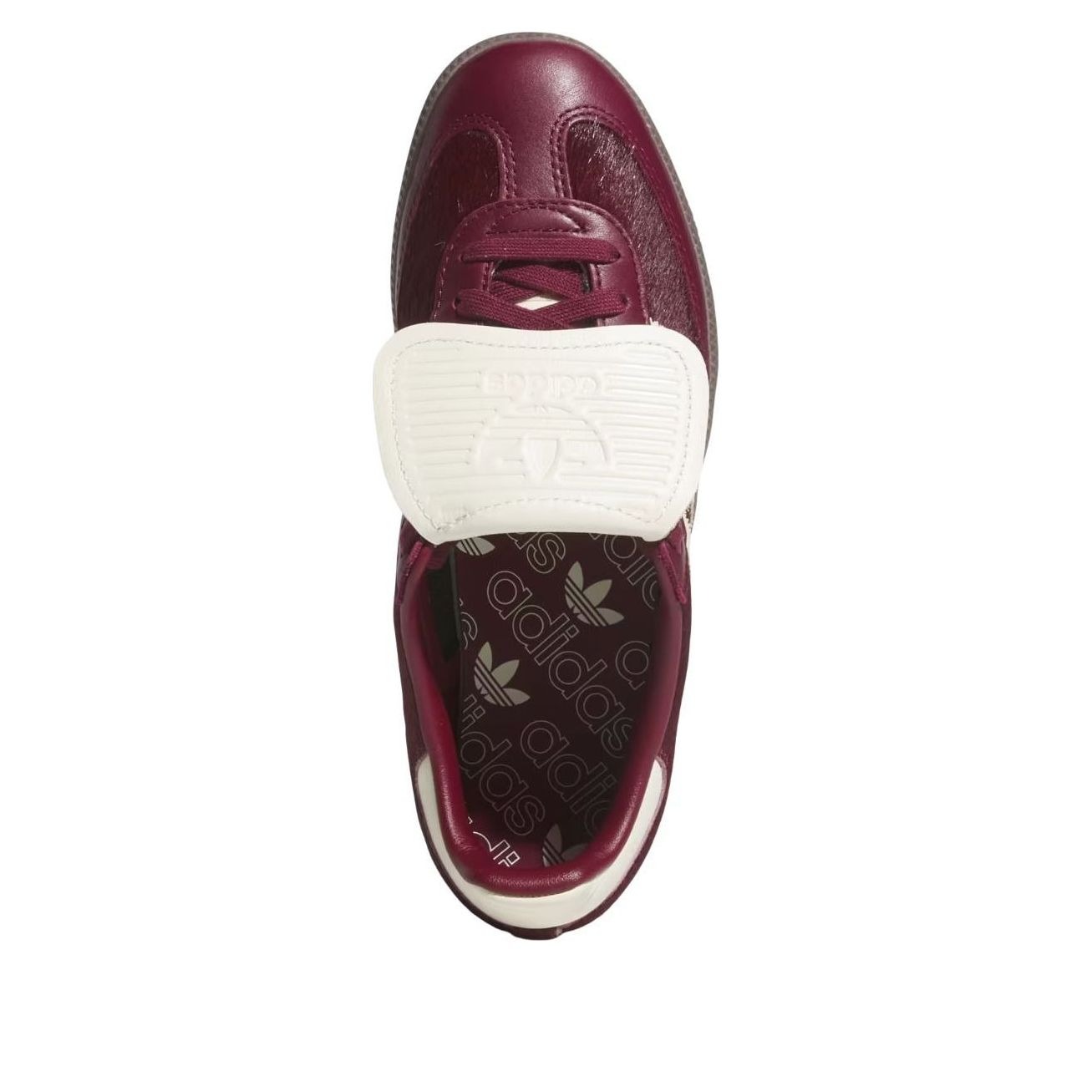 adidas Samba LT Shadow Red Cream White Pony (Womens) 4 adidas Samba LT Shadow Red Cream White Pony (Womens)