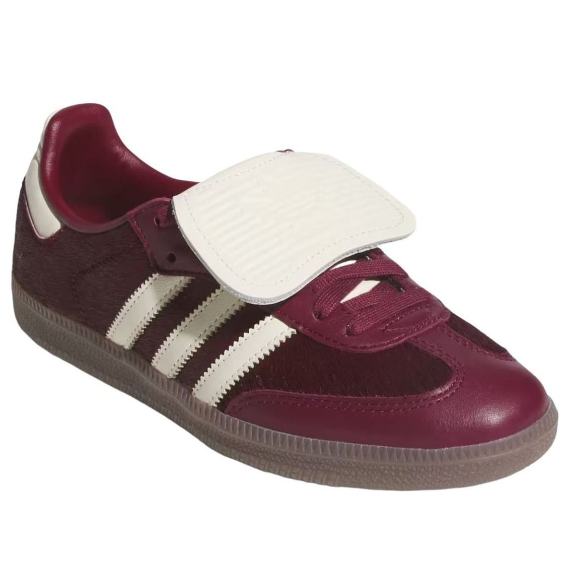 adidas Samba LT Shadow Red Cream White Pony (Womens) 6 adidas Samba LT Shadow Red Cream White Pony (Womens)