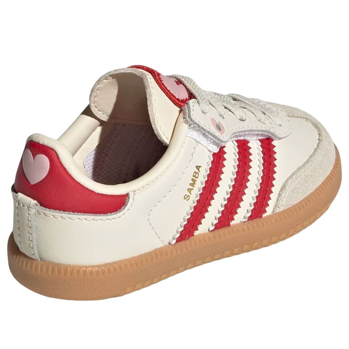 adidas Samba OG Comfort Closure Valentines Day Cream White Scarlet (2026) (TD) 5 adidas Samba OG Comfort Closure Valentines Day Cream White Scarlet (2026) (TD)