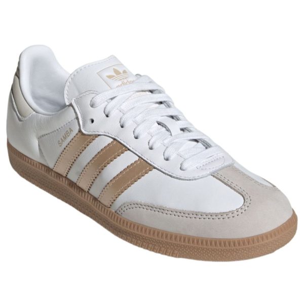 adidas Samba OG White Wonder Gold Metallic (Womens)