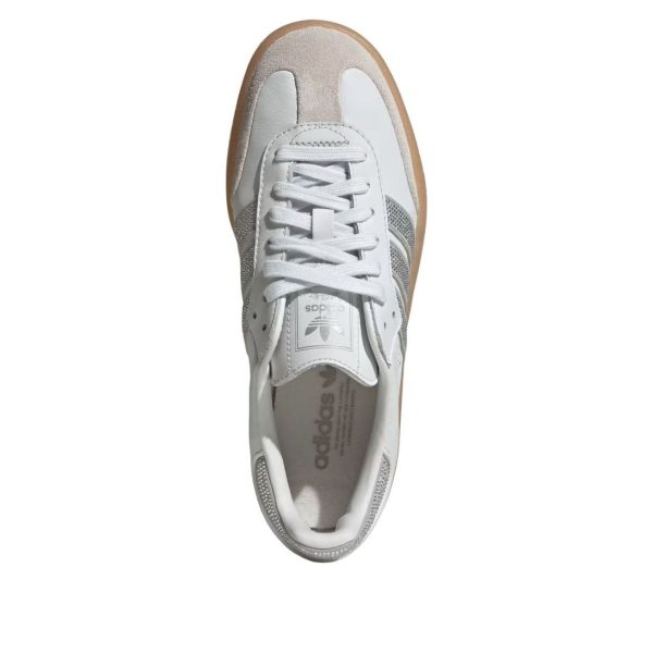 adidas Sambae Rhinestone Crystal White Silver (Womens)