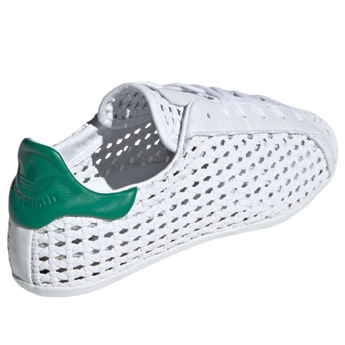 adidas Stan Smith Lo Basketweave White Green (Womens) 5 adidas Stan Smith Lo Basketweave White Green (Womens)