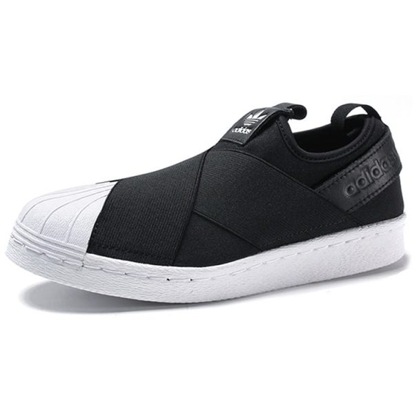 adidas Superstar Slip-On Core Black Cloud White (Womens)