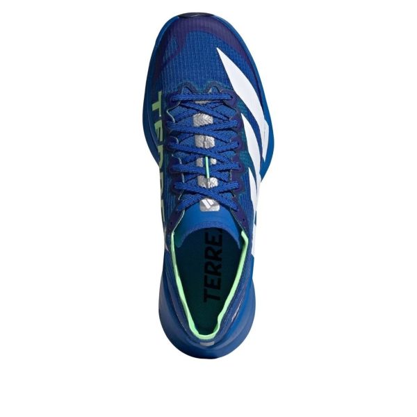 adidas Terrex Agravic Speed Ultra 2 Trail Blue White Lime Burst