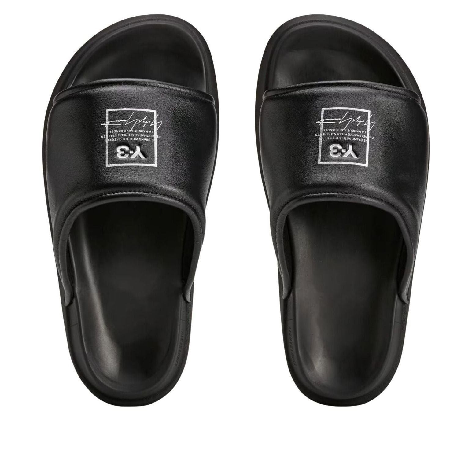 adidas Y-3 Slide Black 5 adidas Y-3 Slide Black