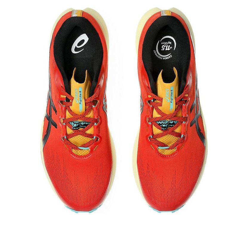 ASICS Fuji Lite 6 Red Clay Black 8 ASICS Fuji Lite 6 Red Clay Black
