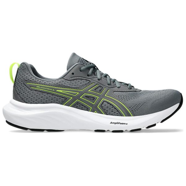 ASICS Gel-Contend 9 Steel Grey Safety Yellow