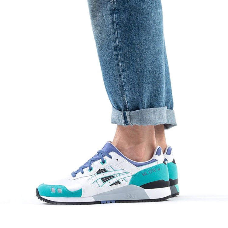 ASICS Gel-Lyte III White Teal Blue 9 ASICS Gel-Lyte III White Teal Blue