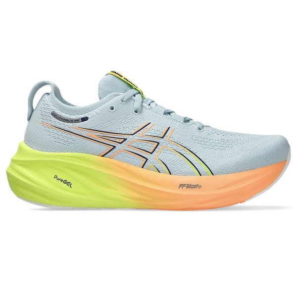 ASICS Gel-Nimbus 26 Paris Cool Grey Safety Yellow (Womens)