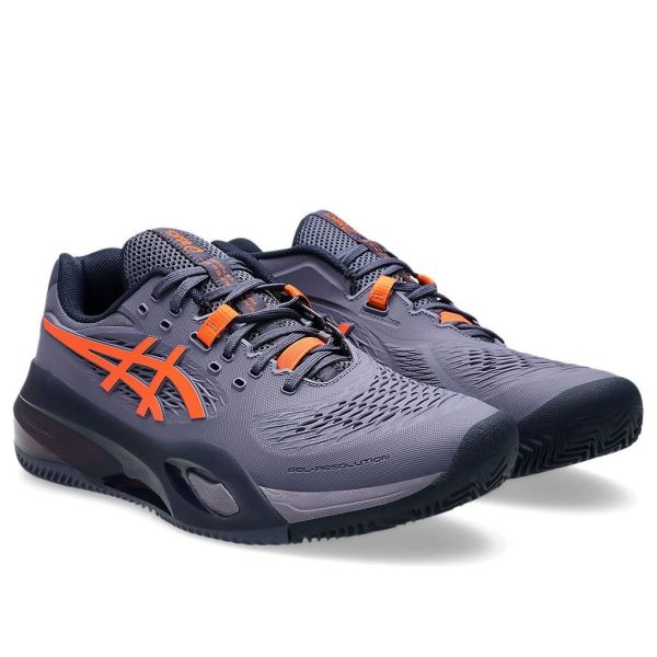 ASICS Gel-Resolution X Clay Greyish Purple Nova Orange
