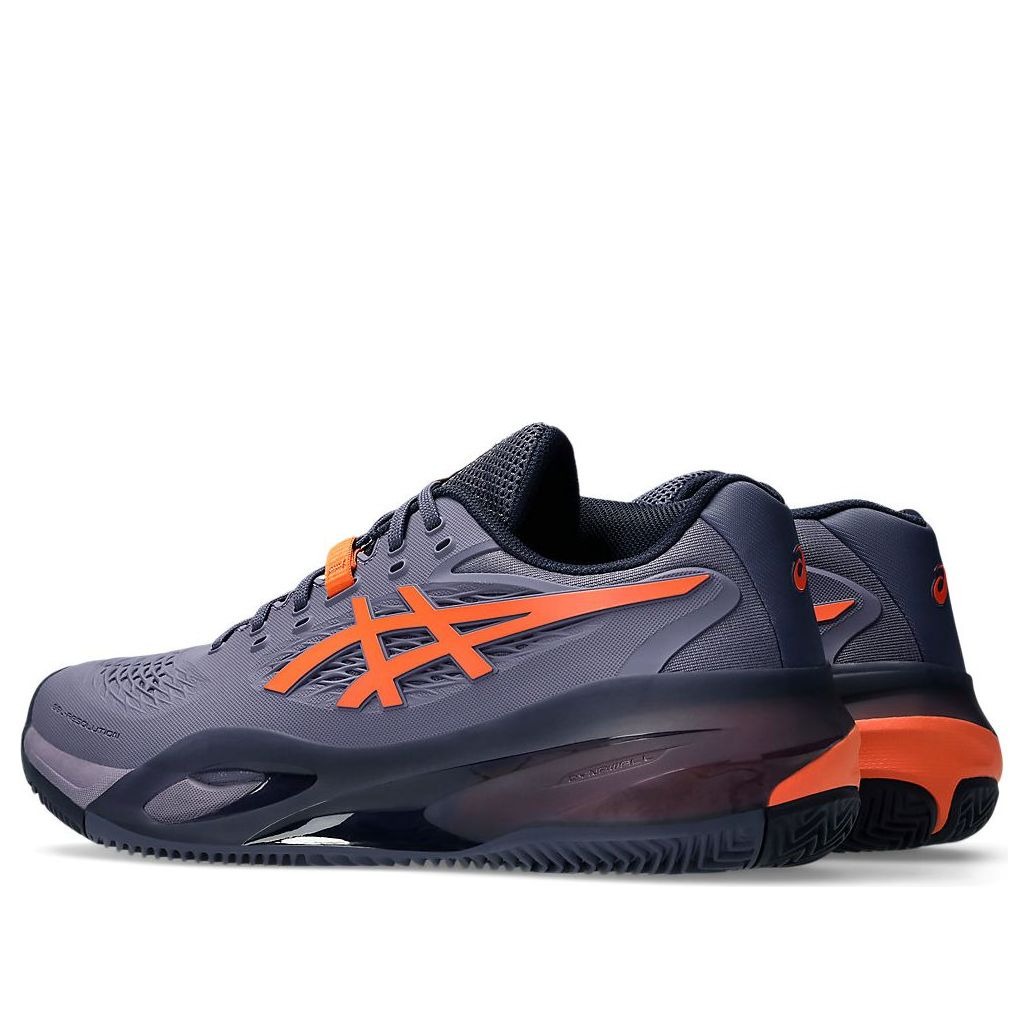 ASICS Gel-Resolution X Clay Greyish Purple Nova Orange 5 ASICS Gel-Resolution X Clay Greyish Purple Nova Orange