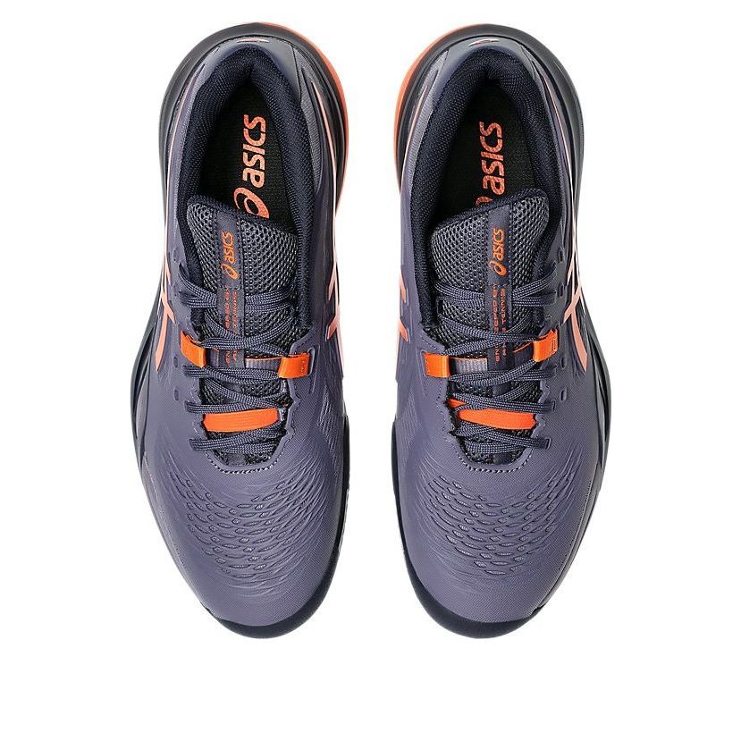 ASICS Gel-Resolution X Clay Greyish Purple Nova Orange 7 ASICS Gel-Resolution X Clay Greyish Purple Nova Orange