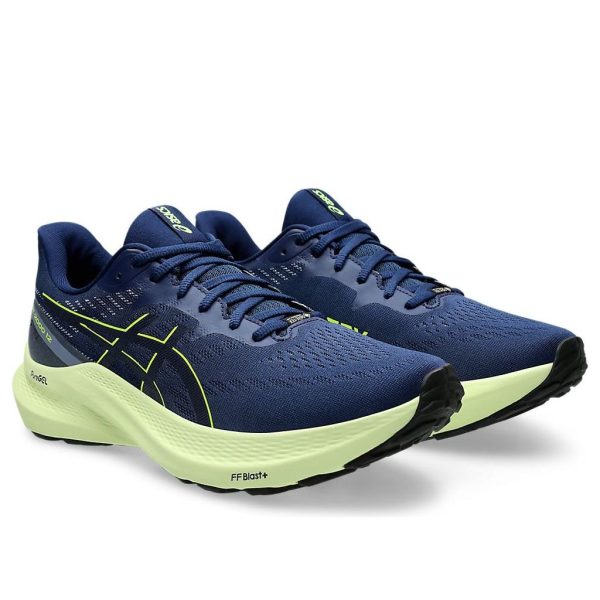 ASICS GT-2000 12 GTX Blue Expanse Safety Yellow