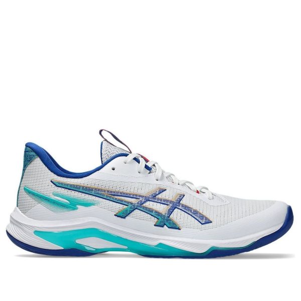 ASICS Netburner Ballistic FF 4 White Asics Blue
