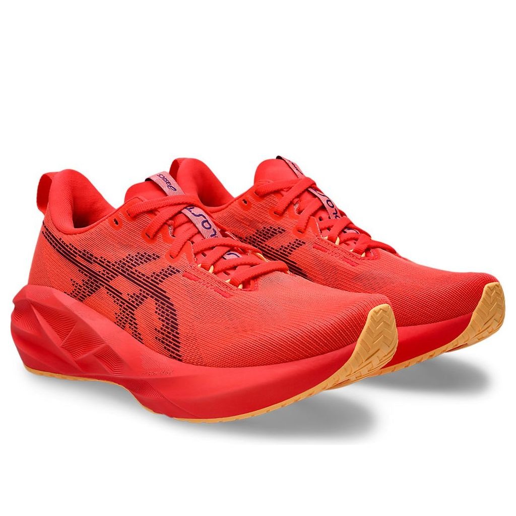 ASICS Novablast 5 Flash Red Edo Purple (Womens) 5 ASICS Novablast 5 Flash Red Edo Purple (Womens)